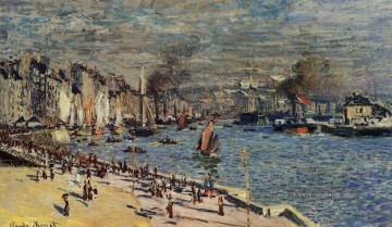 Ansicht des alten äußeren Hafen bei Le Havre Claude Monet Ölgemälde